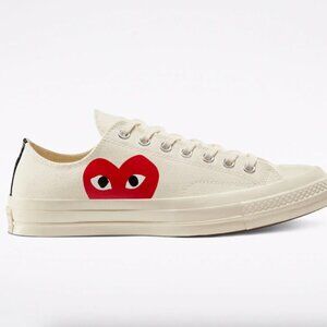 Converse x PLAY Comme des Garçons Chuck 70 Size 6